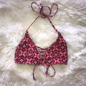 Cute Aerie Tribal Print Bikini Top
